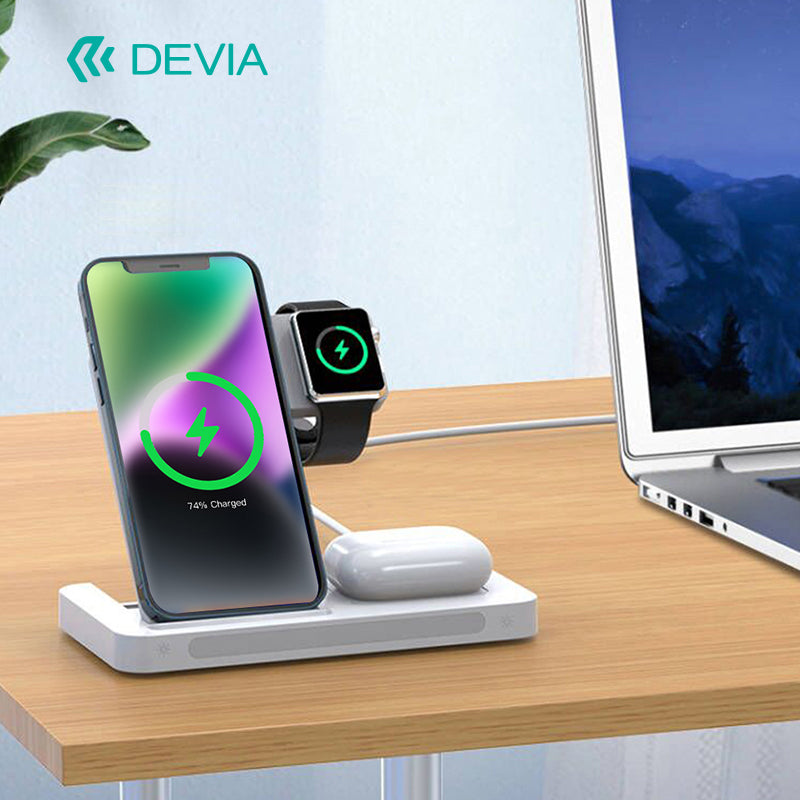 Devia Smart Series 3 In 1 Bracket Wireless Charger
