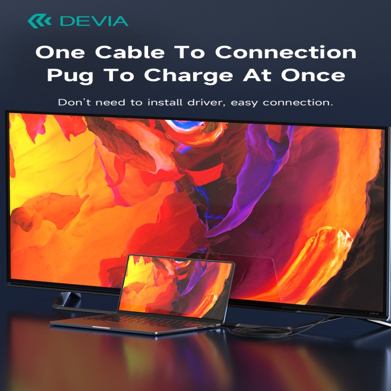 Devia Storm Series 2M Type-C To HDMI Cable