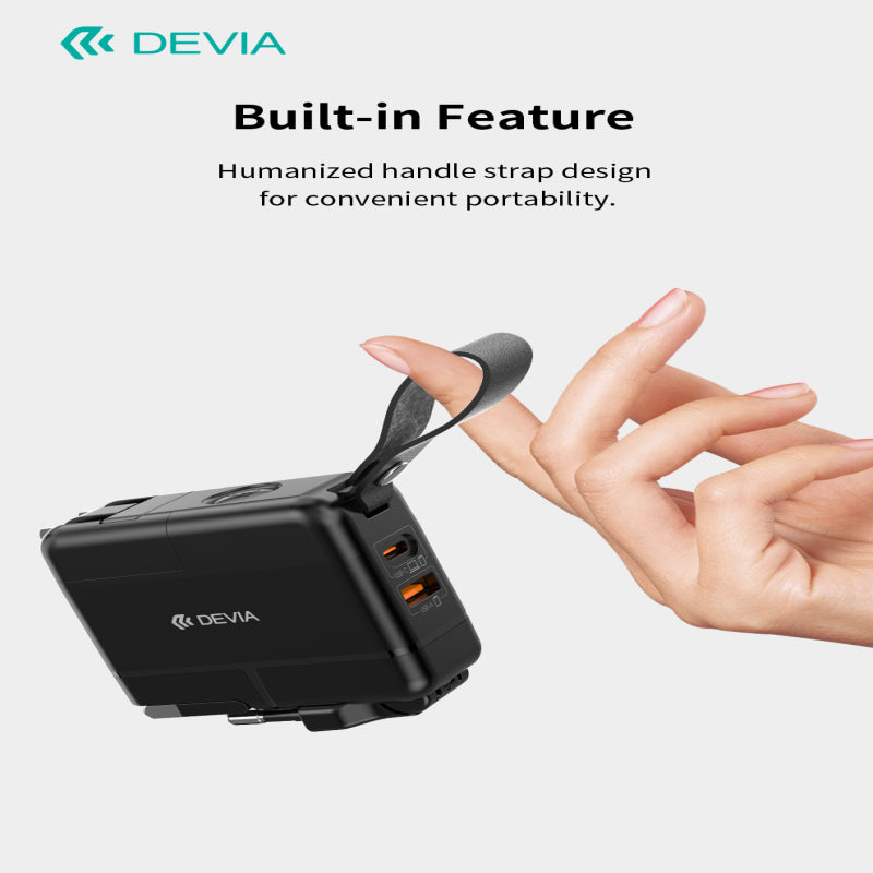 Devia Global Multi-function 45W PD+QC GaN Charger