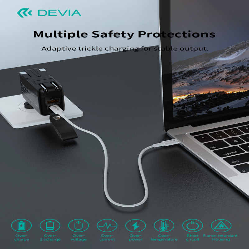 Devia Global Multi-function 45W PD+QC GaN Charger