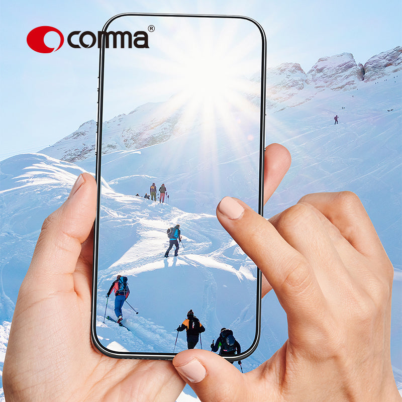 Comma Dun Series AR HD Tempered Glass (With Assist Tool) for iPhone 17