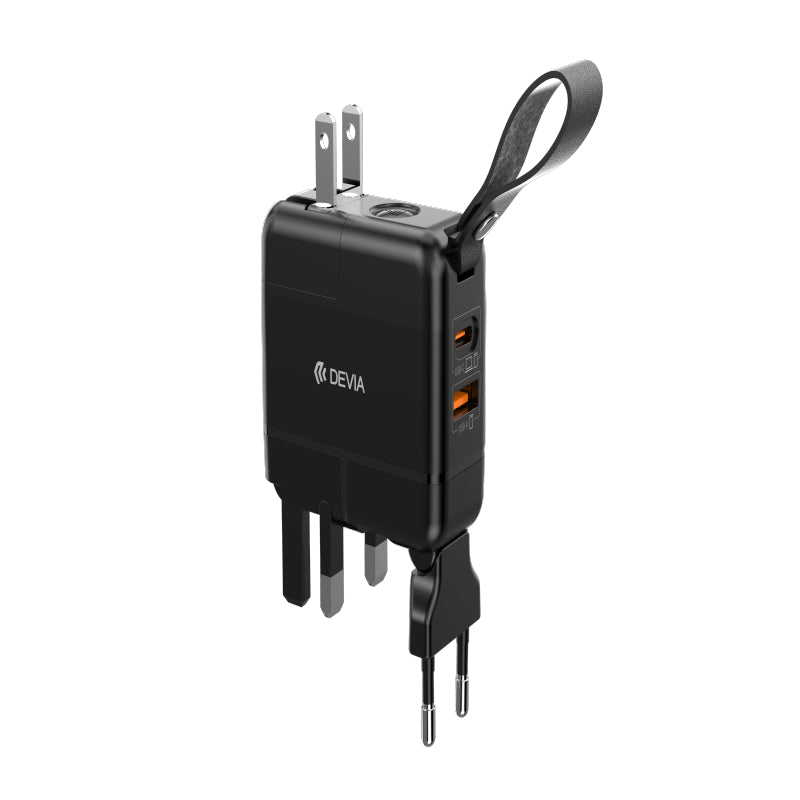 Devia Global Multi-function 45W PD+QC GaN Charger