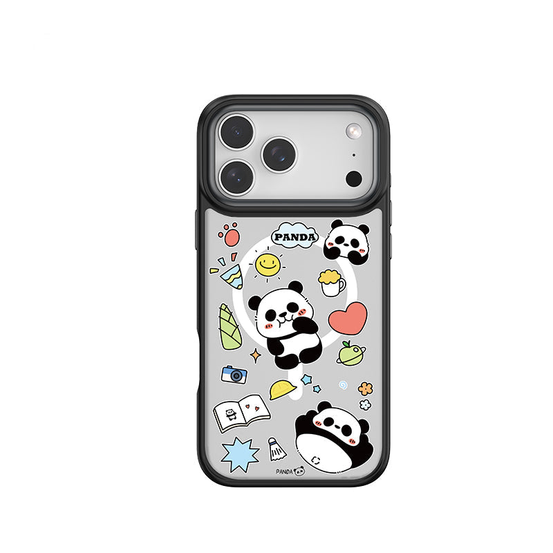 Comma PANDA Cultural Series Magnetic Shockproof Case for iPhone 17 Pro