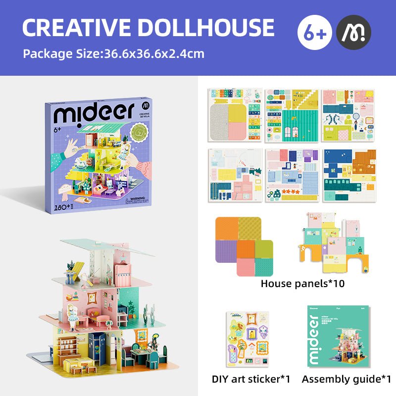 Mideer Creative 3D VILLA 180+ PCS