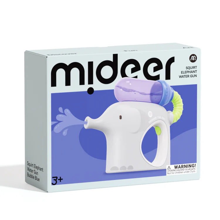 Mideer Squirt Elephant Water Gun: Bubble Blue