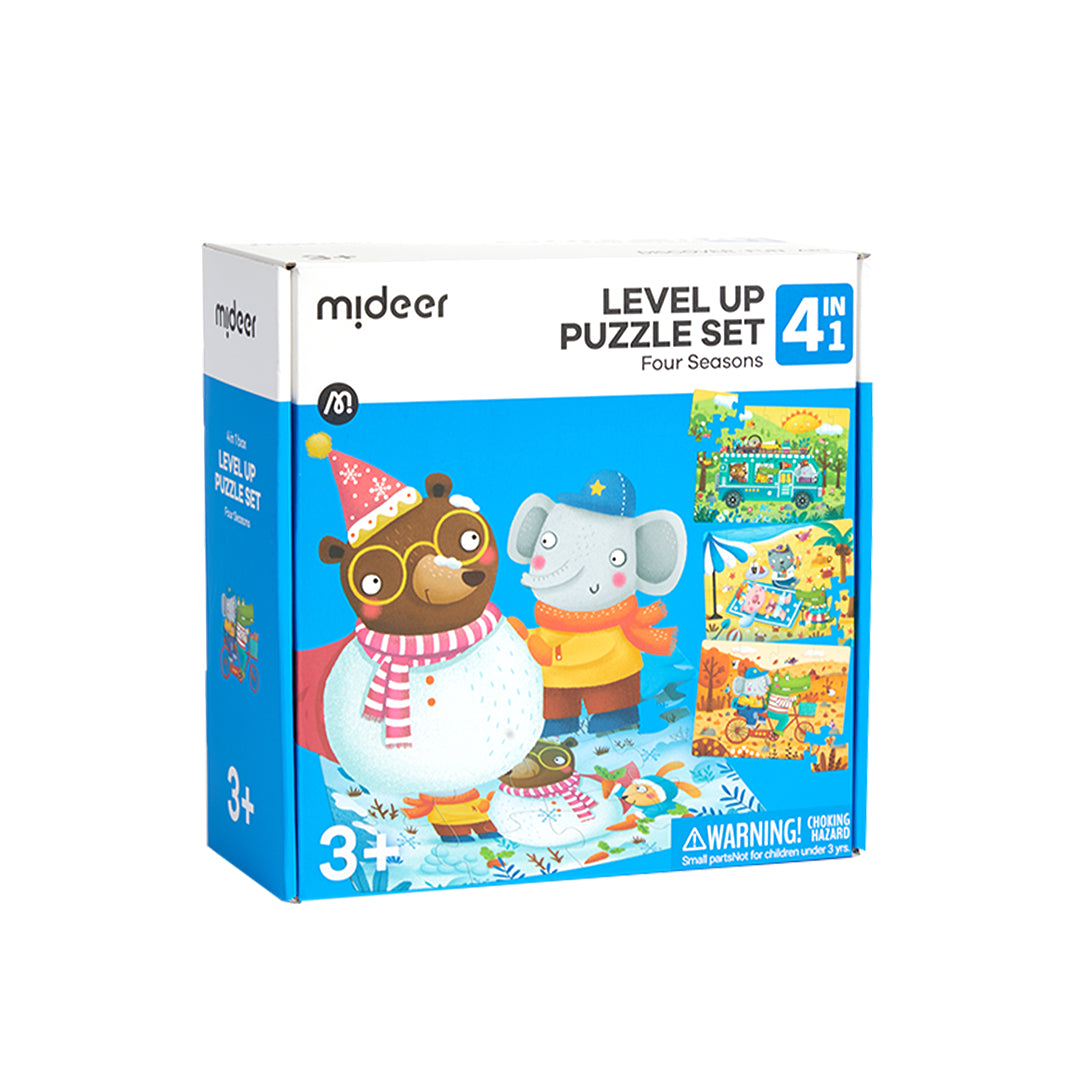 MiDeer Level Up! 4in1 puzzle Set: Four Seasons