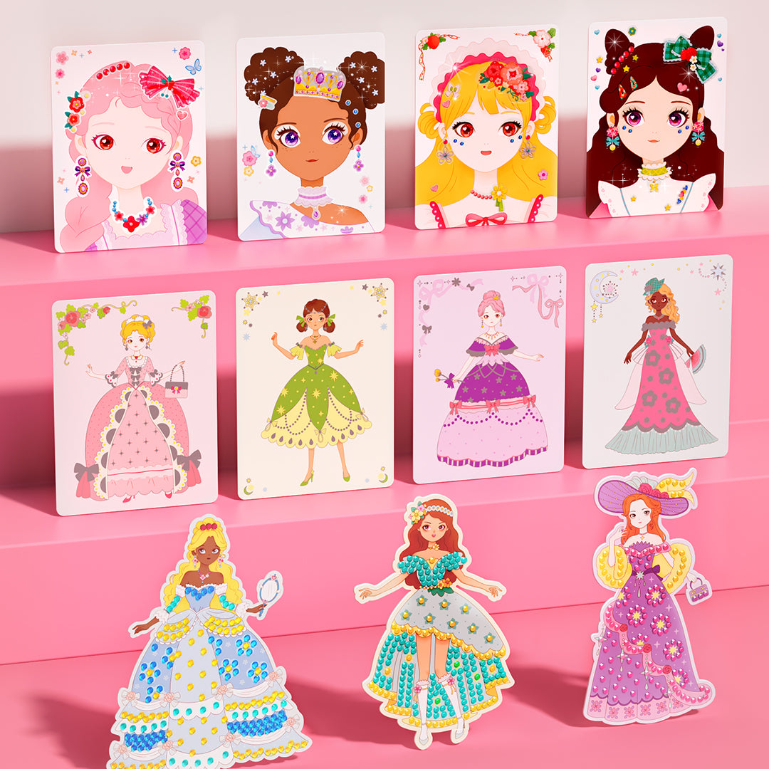 Mideer 3-in-1 Dress Up Game Set: Princess Fashion Show