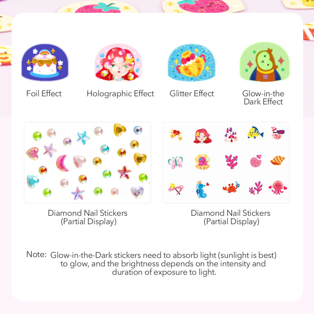 Mideer Fashion Nail Stickers: Dessert Party 300P