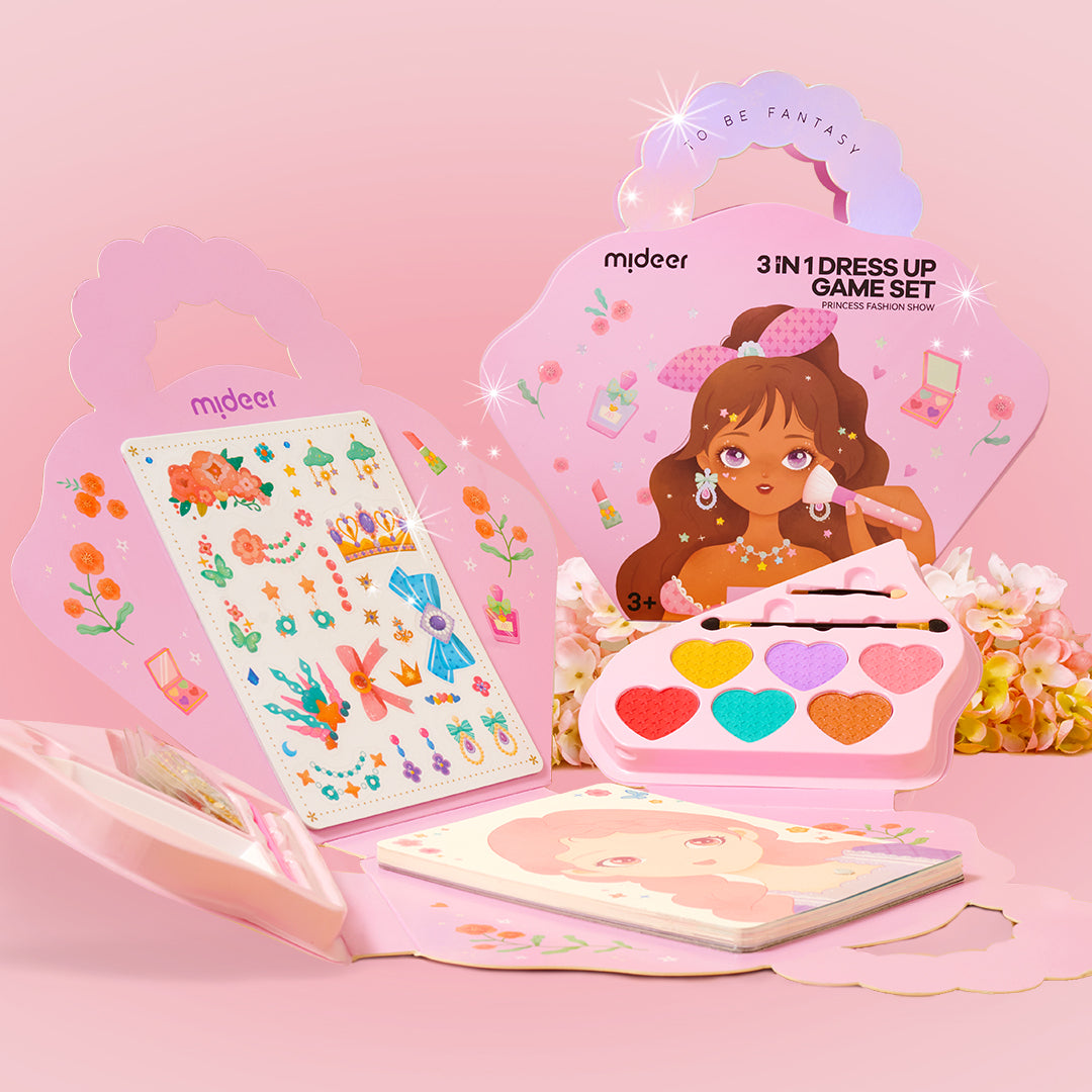 Mideer 3-in-1 Dress Up Game Set: Princess Fashion Show