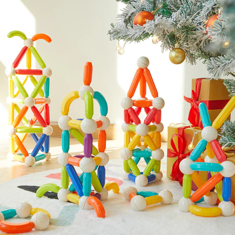 MiDeer Rainbow Magnetic Building Stick 60P