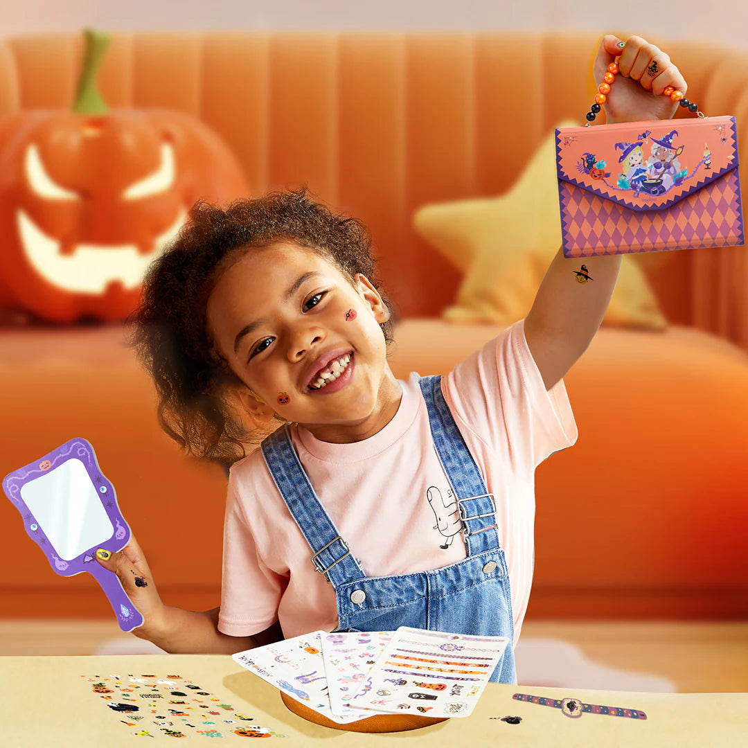 Mideer Halloween Dress Up Sticker Pack: Temporary Tattoos, Nail Stickers & More 1000P