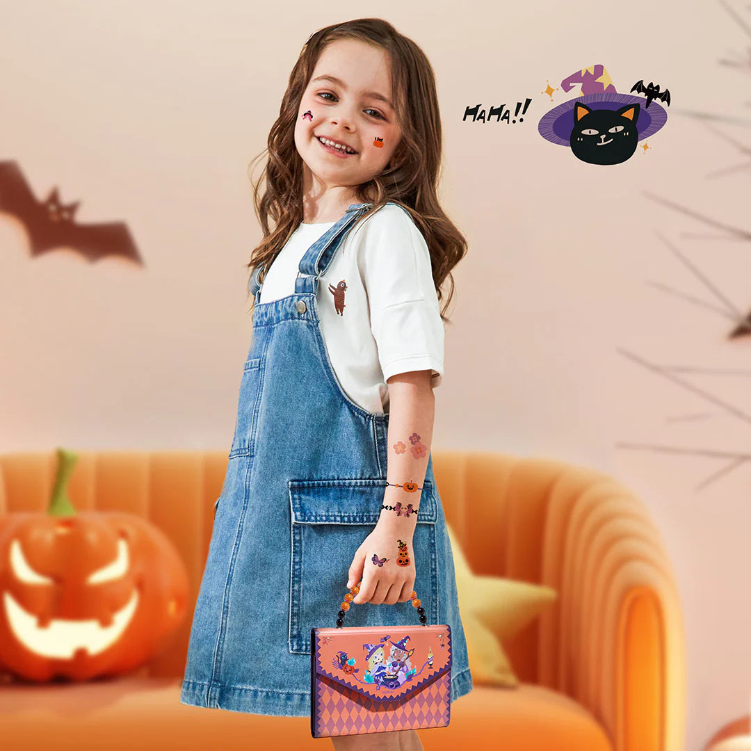 Mideer Halloween Dress Up Sticker Pack: Temporary Tattoos, Nail Stickers & More 1000P