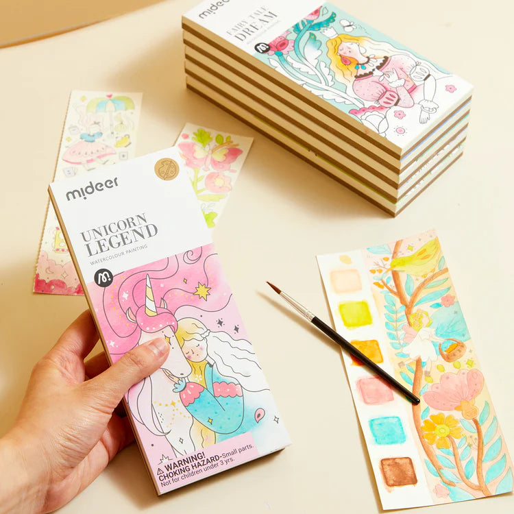 Mideer Watercolor Painting: Unicorn Legend