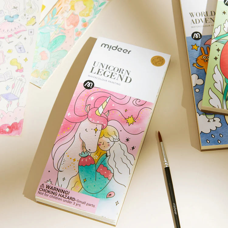 Mideer Watercolor Painting: Unicorn Legend