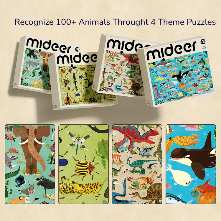 Mideer Let's Learn Puzzle: Ocean Trip 126P