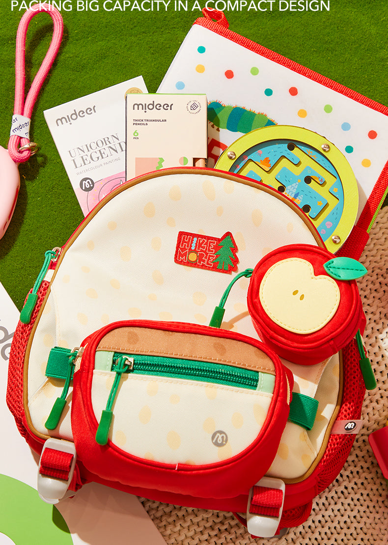 Sac à dos pour enfants Mideer Pomme Rouge