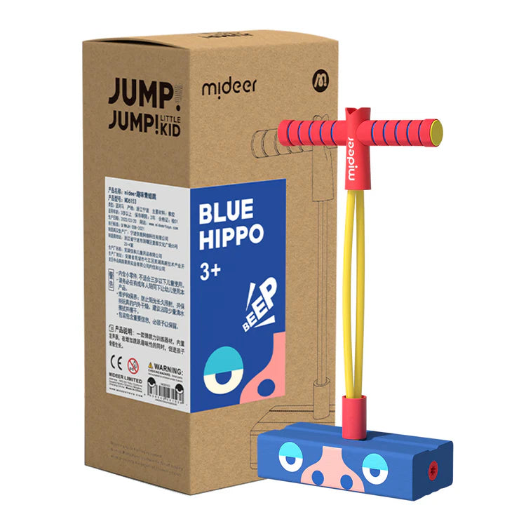 Mideer Jump Jump Kid: Blue Hippo
