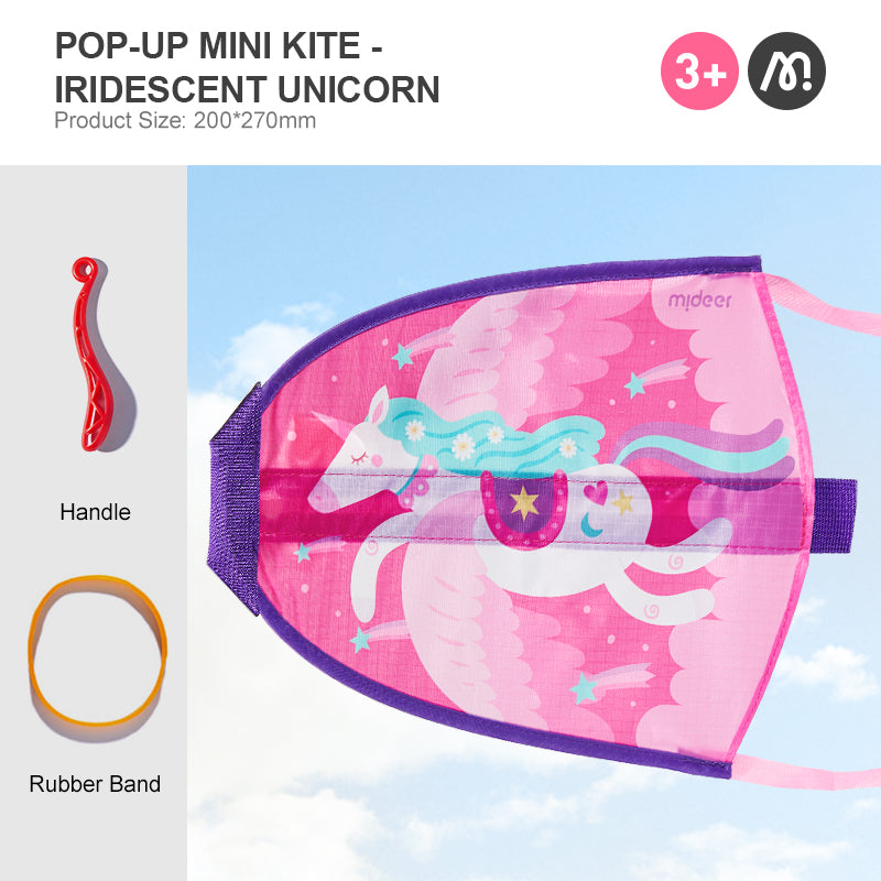 Mideer Mini Flying Kite Unicorn Pink