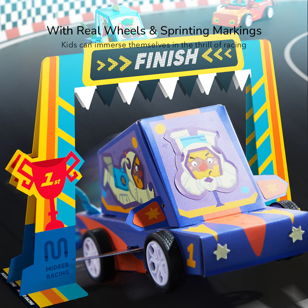 Mideer Paper Craft Workshop: Racing Car