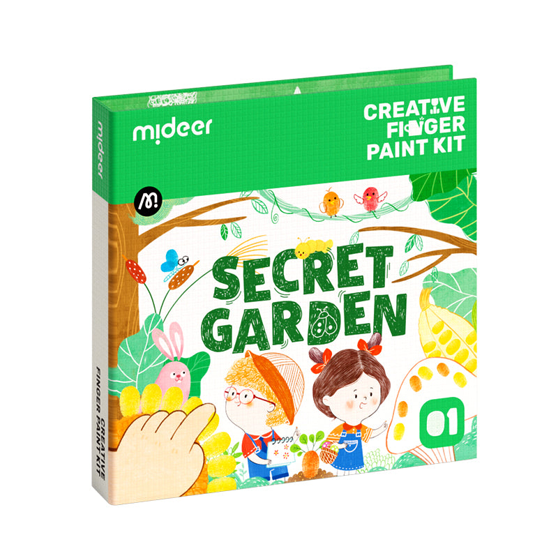 Mideer Creative Finger Paint Kit: Secret Garden