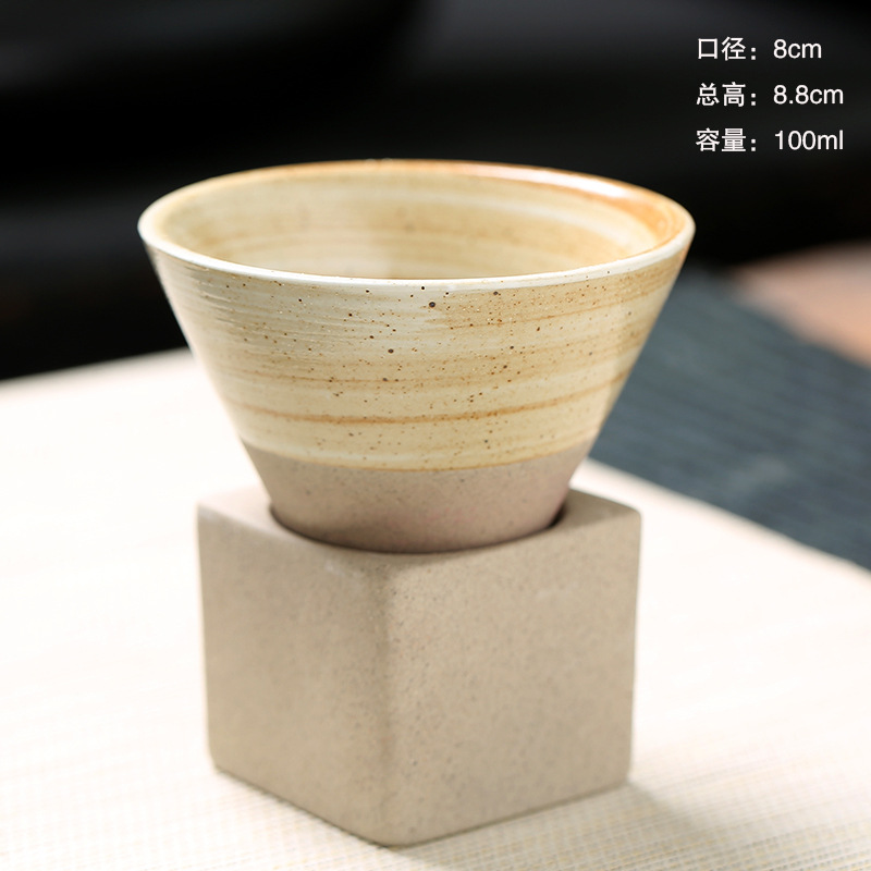 FENN Set of 6 Colors Premium Vintage Ceramic Coffe Cup