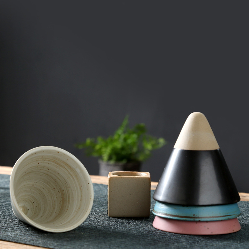 FENN Set of 6 Colors Premium Vintage Ceramic Coffe Cup