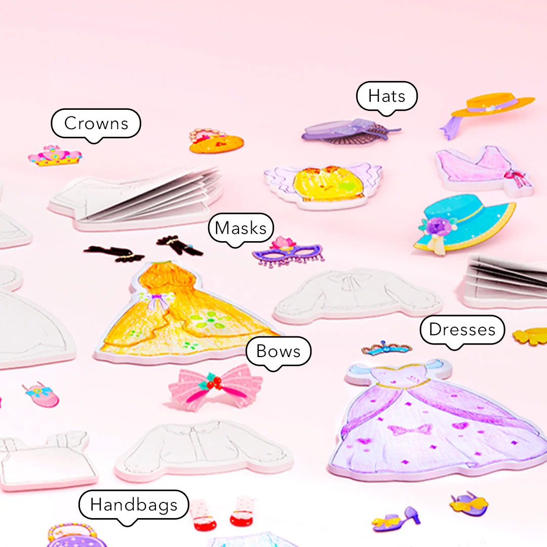 Mideer Creative Costume Collage Set: Sparkling Ball Night
