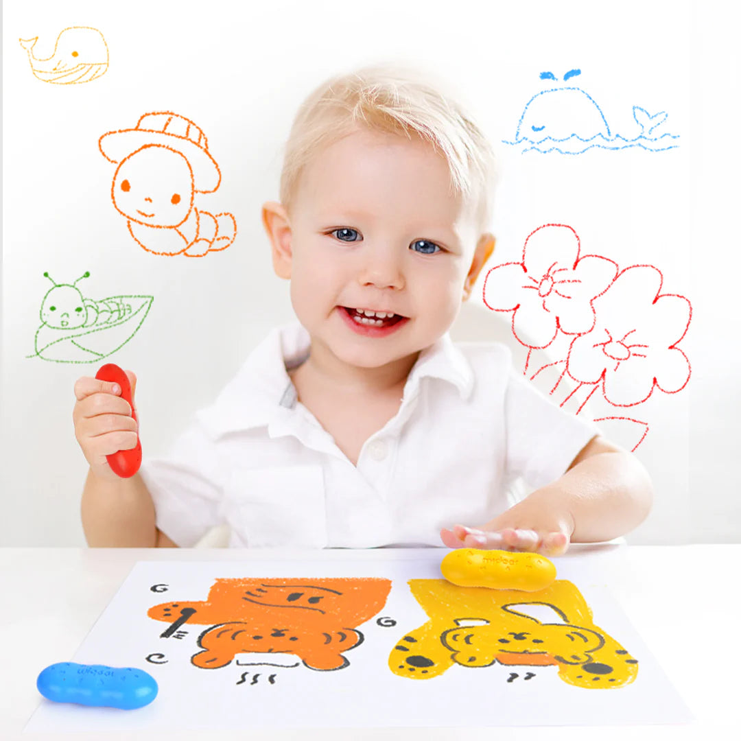 Mideer Pease Crayons 12 Colors