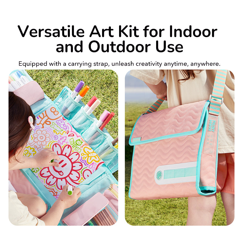 Mideer All In One Artist Carry on Kit Pink