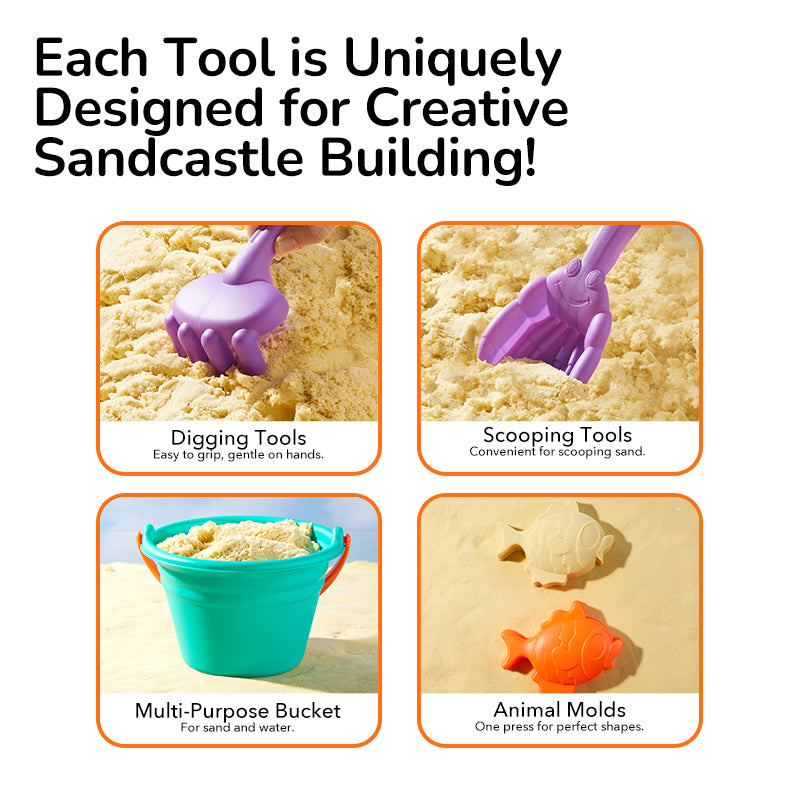 Mideer 8 in 1 Beach Toy Set
