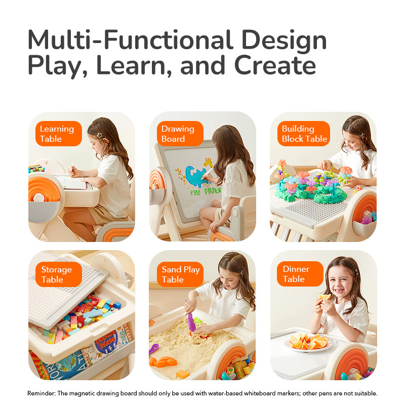 Mideer Multifunctional Block Table Chair