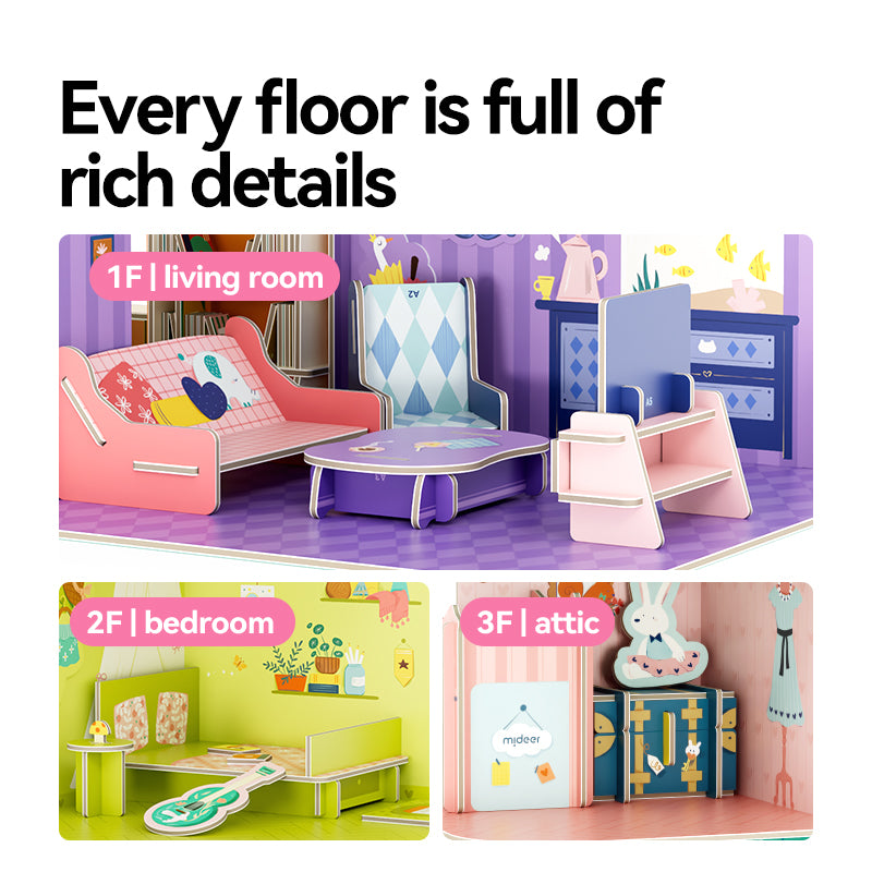 Mideer Creative 3D VILLA 180+ PCS