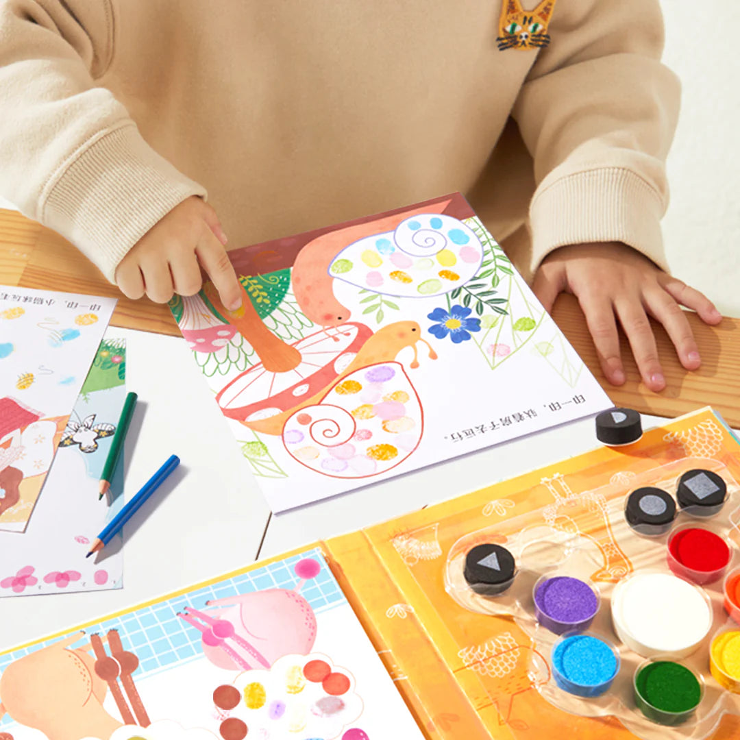 Mideer Creative Finger Paint Kit: Secret Garden