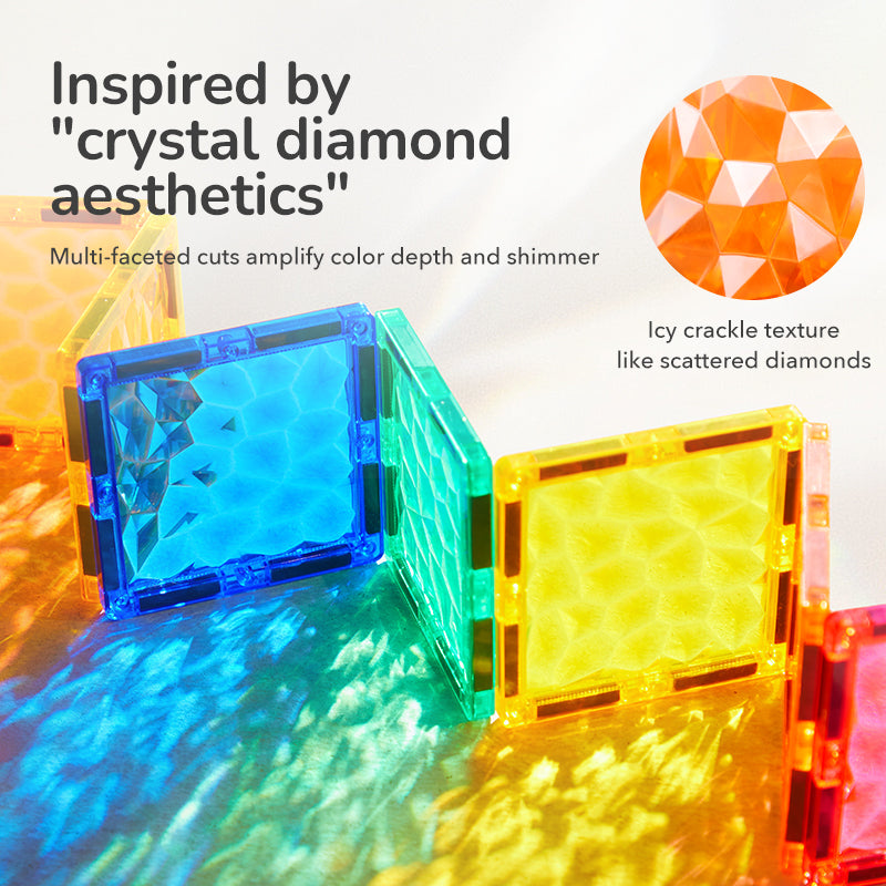 Mideer Prism Magnetic Tiles 90Pcs