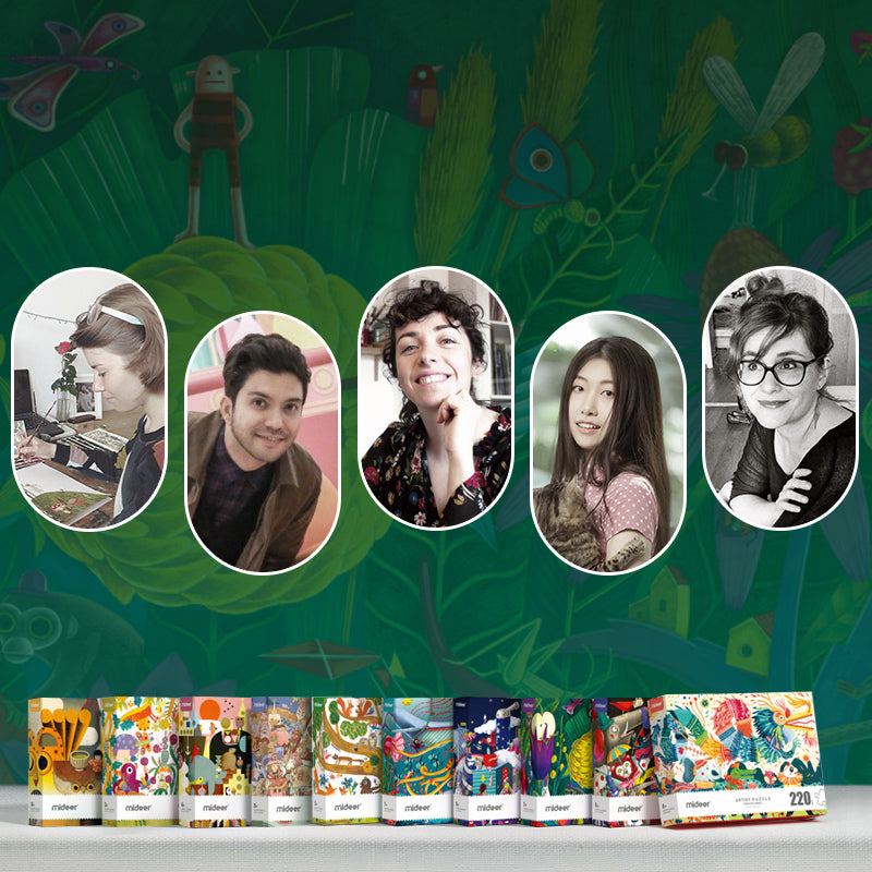 Mideer Artist Puzzle: Magical Dessert Bar 300P