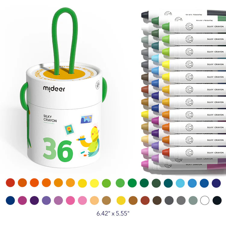 Mideer Silky Crayon 36 Colors