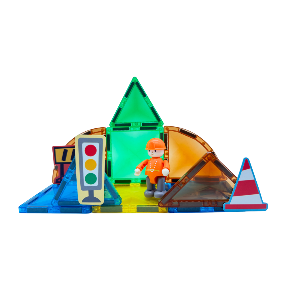 Mideer My First Magnetic Building Set: City Heroes 33 pcs