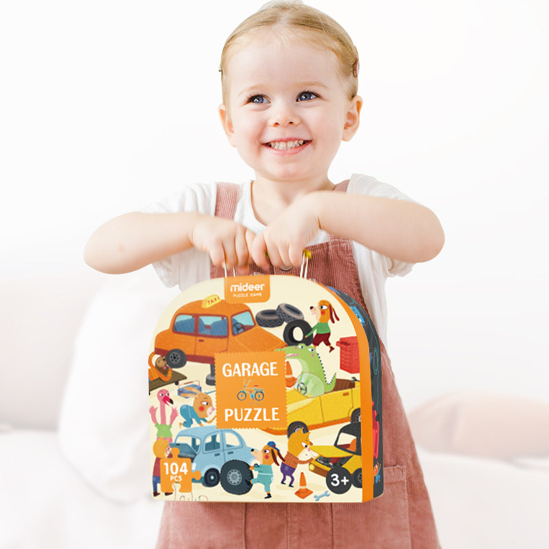Mideer Portable Puzzle Box: My Garage 104P