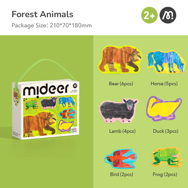 MiDeer My First Artist Puzzle: Forest Animals