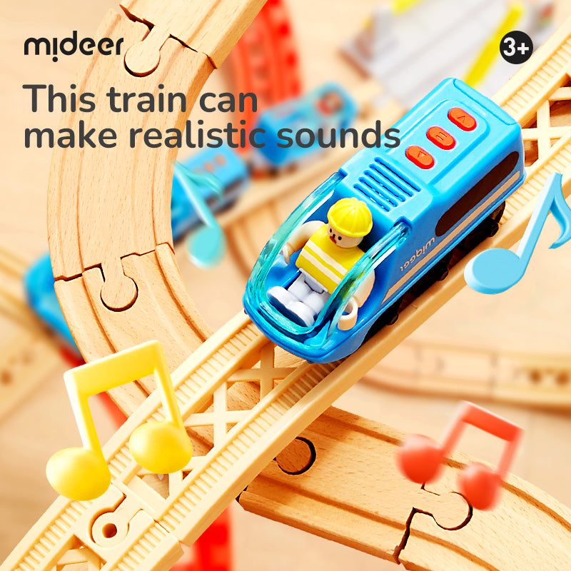 Mideer Train Track Building Blocks Urban Adventure 41 Pcs