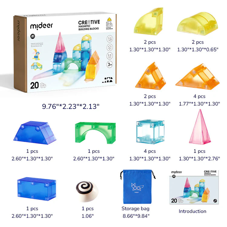 MiDeer Creative Magnetic Building Blocks 20P