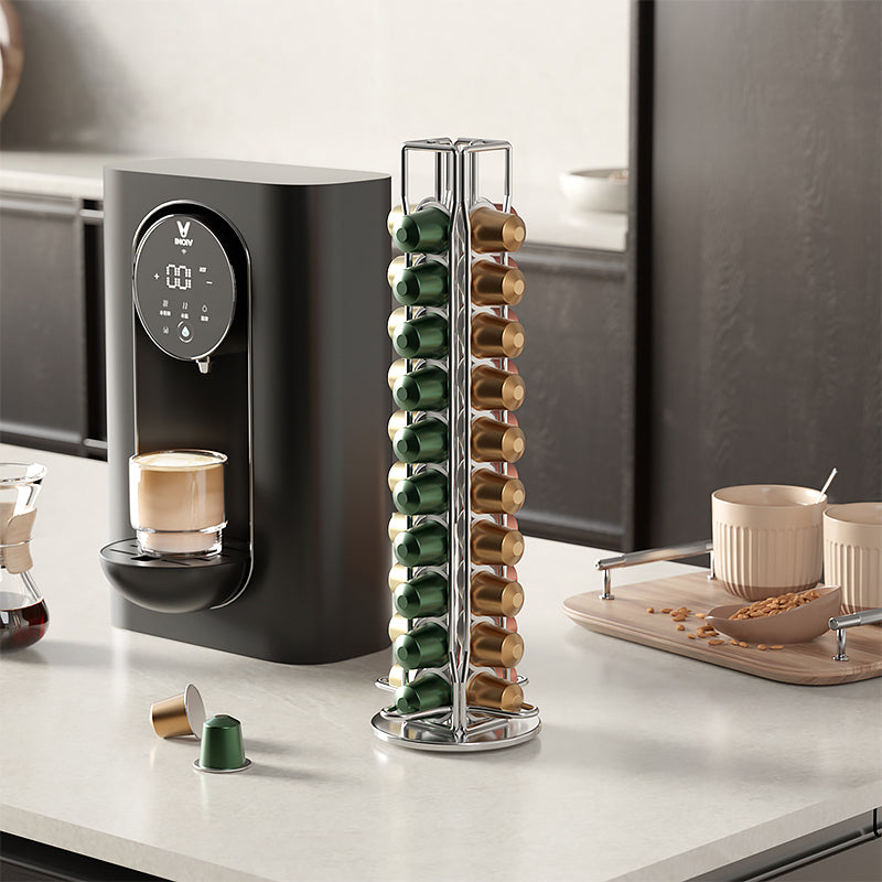Coffee Pod Holder for Nespresso Capsules : Holds 40 Capsules