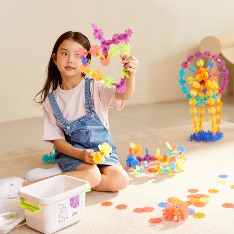 MiDeer Translucent Color Snowflake Blocks 200P