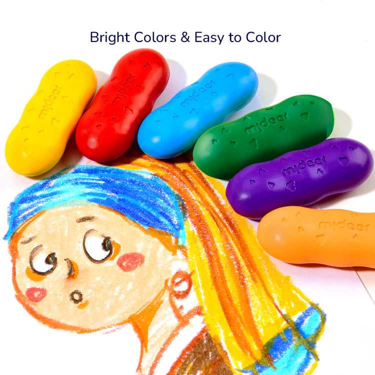 Mideer Pease Crayons 12 Colors