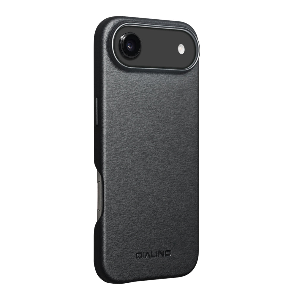 QIALINO Premium Custom Handmade Genuine Leather MagSafe Back Cover for iPhone 17 Air