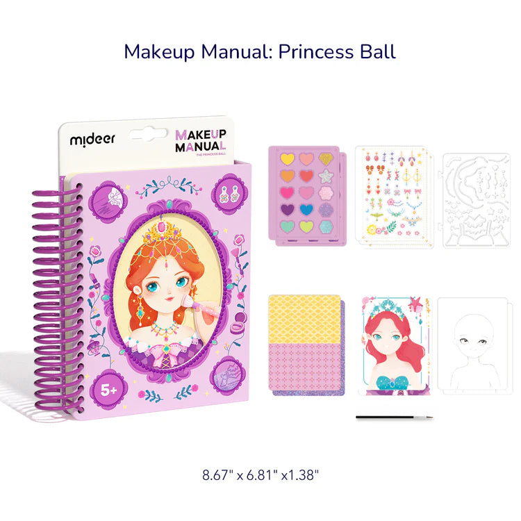 Mideer Makeup Manual: Princess Ball