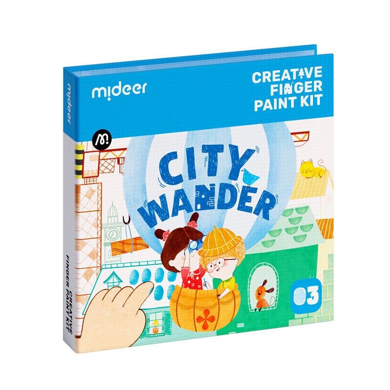 Mideer Creative Finger Paint Kit: City Wander