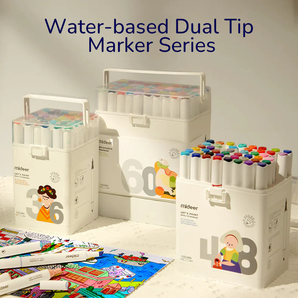 Mideer Dual Tip Marker 24 Colors