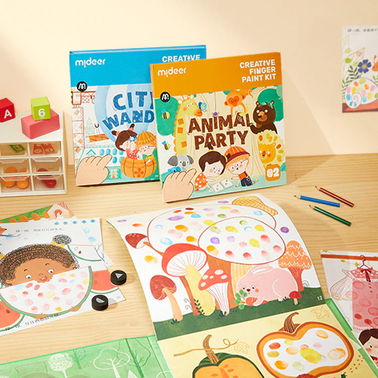 Mideer Creative Finger Paint Kit: Secret Garden