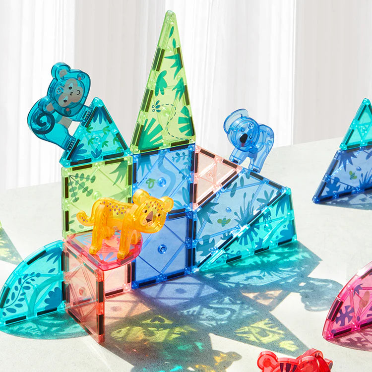 MiDeer Colorful Magnetic Tiles: Wonderful Forest 40P
